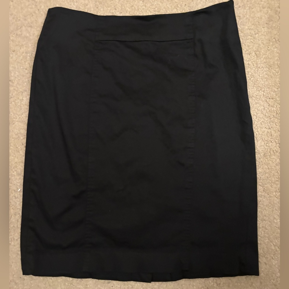 LOFT Classic Black Pencil Skirt 10P